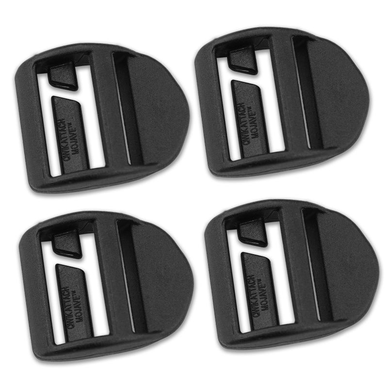 AceCamp 25mm Duraflex Tension Locks, Plastic Adjuster for Loose Straps, Prevention Buckles Set, Repair Kit for Backpack, Shoulder Bag, Camping, Hiking, Emergency - 4 Pieces - Image 1